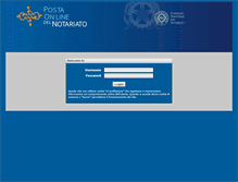 Tablet Screenshot of posta.notariato.it