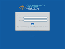 Tablet Screenshot of postacertificata.notariato.it